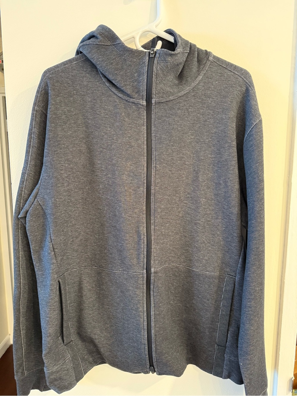 Nike Men's Gray Yoga Full-Zip Hoodie Jacket Size Medium